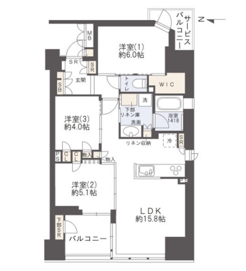(間取) (間取)