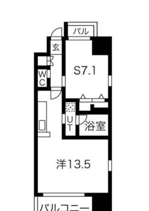 明るい角部屋で快適生活in難波 画像1