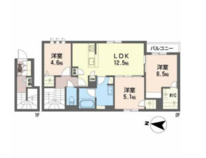 住環境、設備ともに抜群３LDKin瓢箪山 画像1